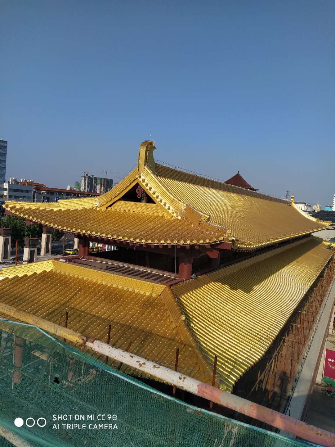 河北廊桥屋面仿古金属瓦